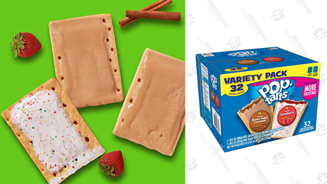 Pop-Tarts Variety Pack, Brown Sugar Cinnamon and Strawberry (32 Count) | $5 | Amazon | Clip the 25% off coupon